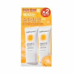 Cell Fusion C Derma Relief Sunscreen 100 SPF50 - Nawilżający Krem z Cynkiem - 2 x 35 ml