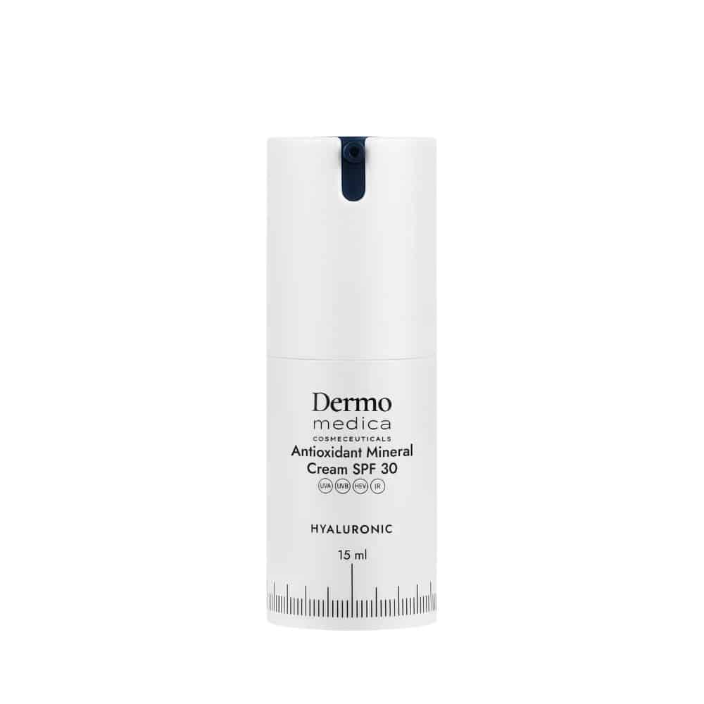 DERMOMEDICA Antioxidant Mineral Cream SPF 30 Mini - Krem Przeciwsłoneczny Przeciwstarzeniowy - 15 ml