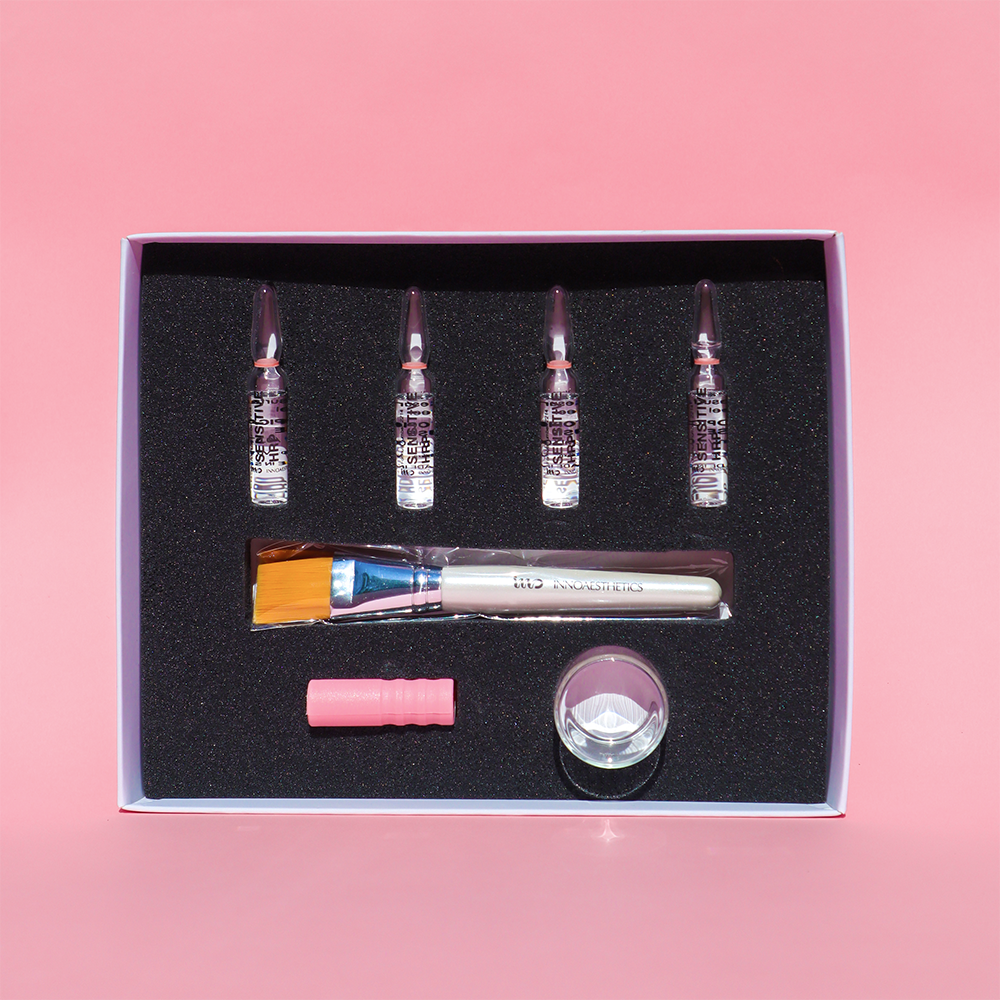 INNOAESTHETICS Sensitive HRP - Zabieg Peelingujący do Skóry Wrażliwej - 4*2ml - obrazek 3