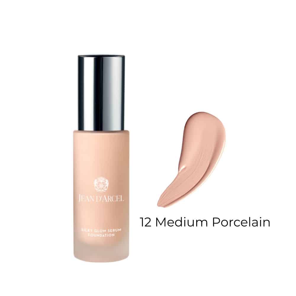 JEAN D’ARCEL Silky Glow Serum Foundation nr 12 Medium Porcelain 30 ml