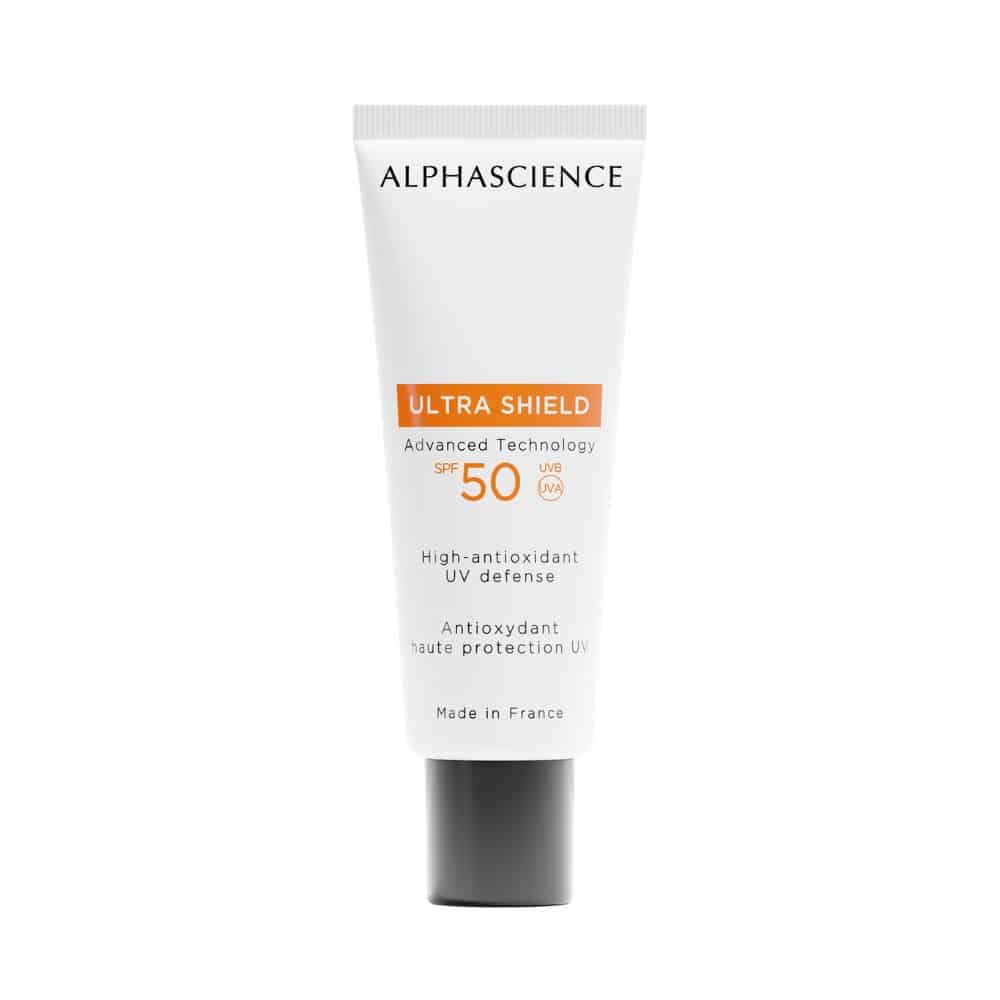 ALPHASCIENCE Ultra Shield SPF 50 – Antyoksydacyjny Krem Przeciwsłoneczny SPF 50 40 ml