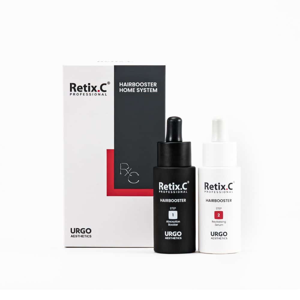 RETIX.C Hairbooster Home System – Zestaw do Pielęgnacji Domowej Skóry Głowy, 20 ml + 20 ml